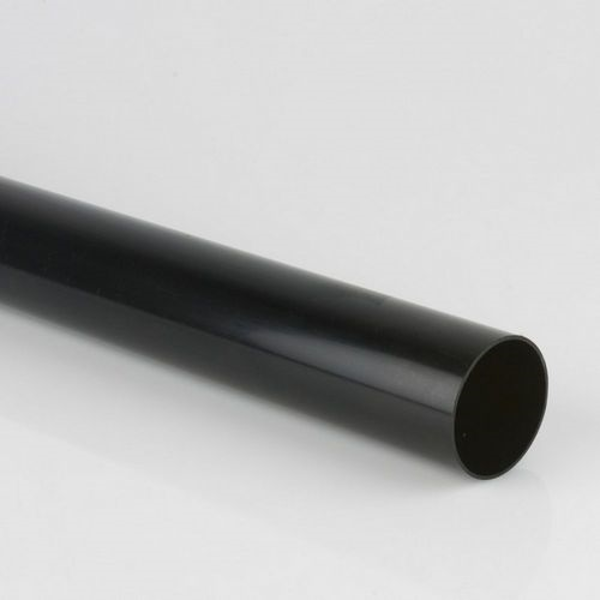 Picture of ROUND BLACK DOWNPIPE 68mm x 5.5m