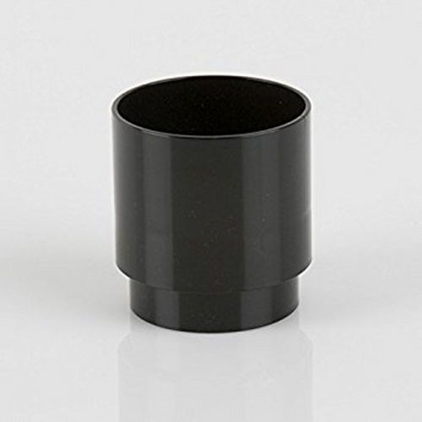 Picture of ROUND BLACK DOWNPIPE CONNECTOR 68mm