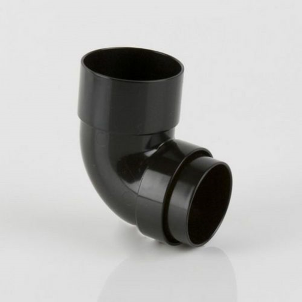 Picture of ROUND BLACK DOWNPIPE 95.5° BEND 68mm