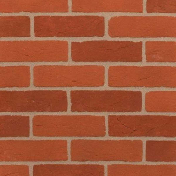 A close up of a wall built out of Olde Sussex bricks