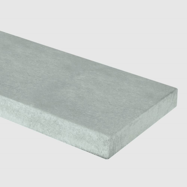 Concrete gravel board close up