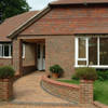 Example of a home built with Rudgwick Red multi stock brick