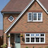Front of house built with Bexhill Red bricks