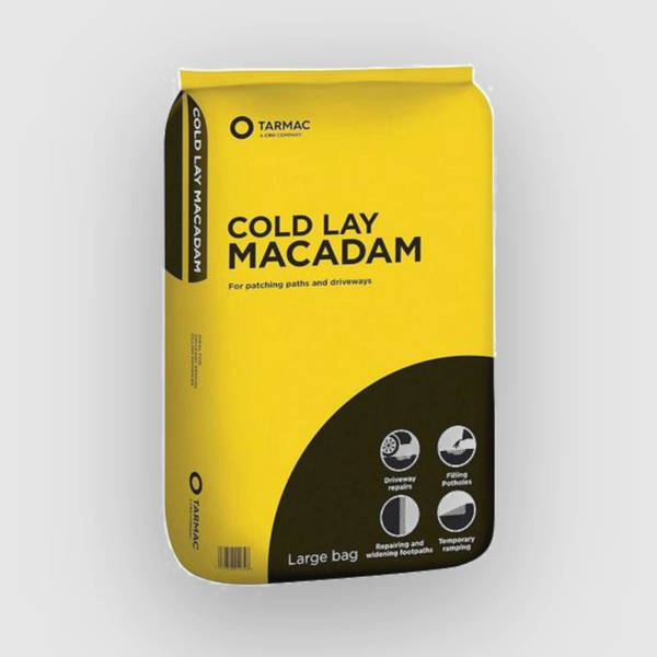 Yellow bag of Cold Lay Macadam