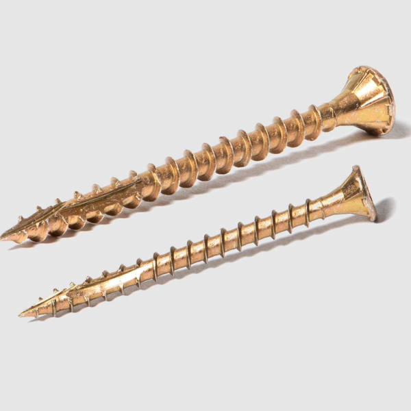 Close up of Reisser wood screw