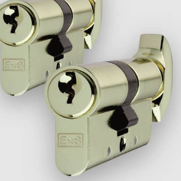 Picture of MP5 EURO CYLINDER & TURN -  NICKEL PLATED 70mm