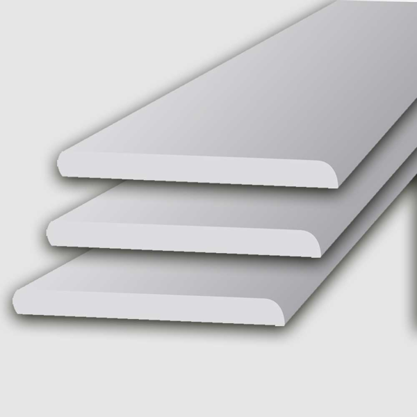 Picture of ARCHITRAVE PENCIL ROUND WHITE 40mm x 6mm x 5m