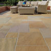 Buff Premium Calibrated Natural Stone Mixed size patio