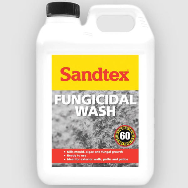 Close up of Sandtex Trade's 5L Fungicidal Wash