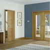 Internal Oak Palermo Essential Door in lounge