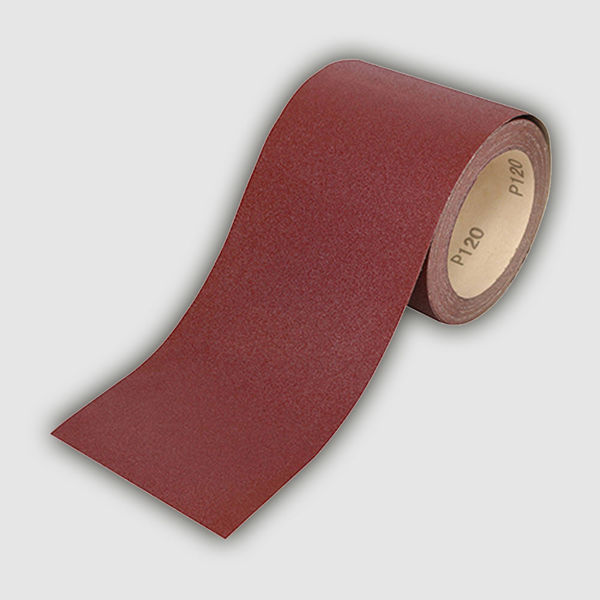 Picture of RED SANDPAPER ROLL 120 GRIT 115mm x 10m 