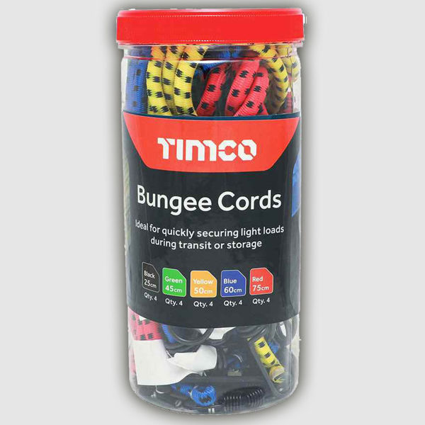 Picture of BUNGEE CORDS MIXED PACK (20)