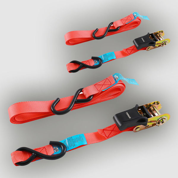 Picture of RATCHET STRAPS WITH S HOOK 25mm x 5m (2)