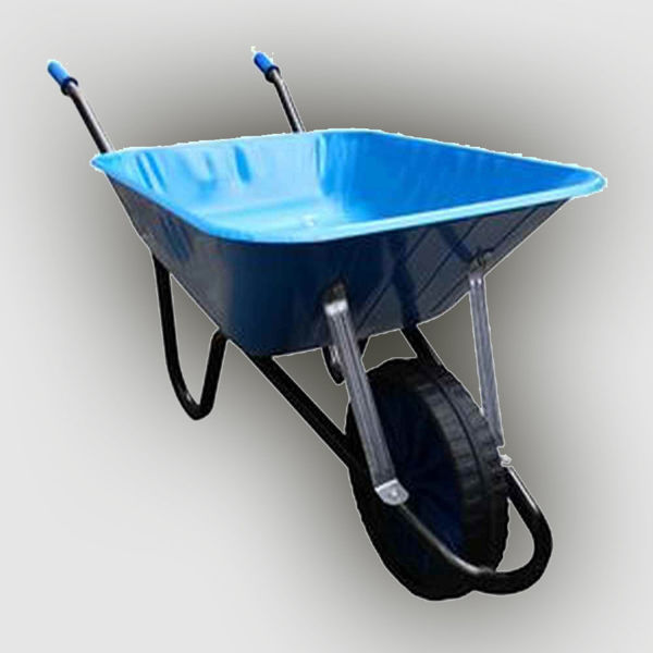 Picture of WHEELBARROW (PNEUMATIC) BLUE PROSTATE CANCER UK