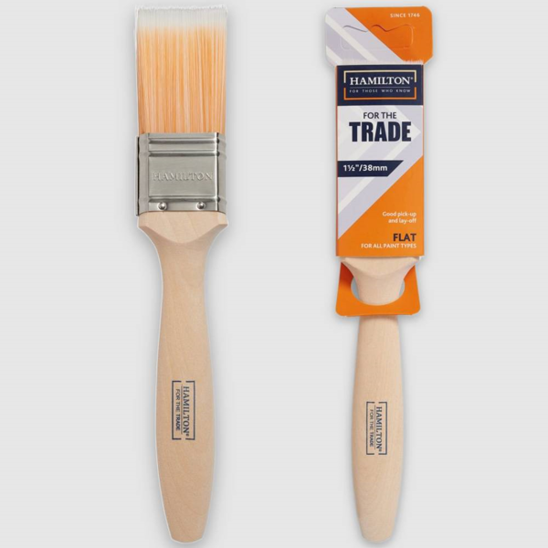 Picture of HAMILTON FOR THE TRADE FINE TIP FLAT BRUSH 1.5"