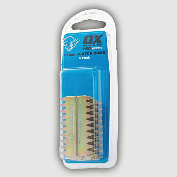Picture of PRO 25MM SCUTCH COMBS 4PK