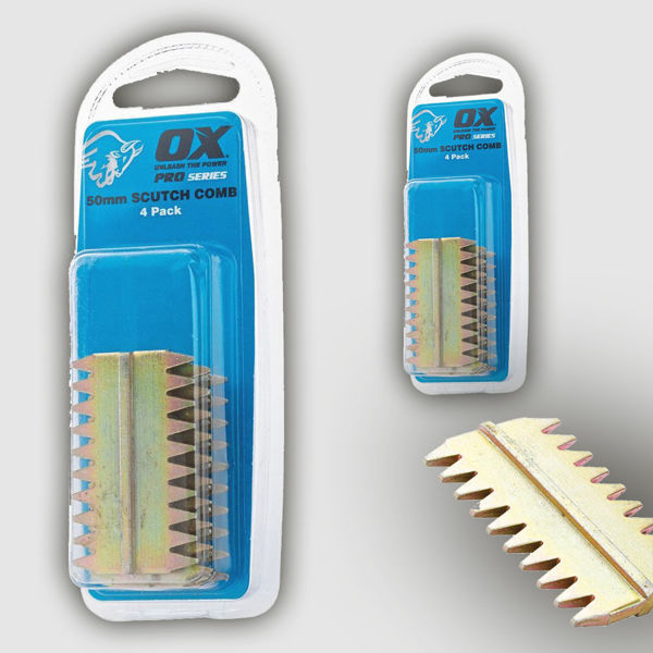 Picture of PRO 50MM SCUTCH COMBS 4PK