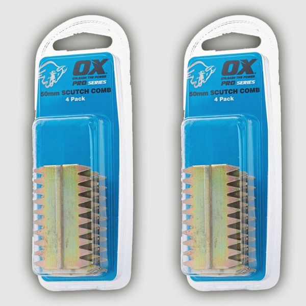 Picture of PRO 38MM SCUTCH COMBS 4PK