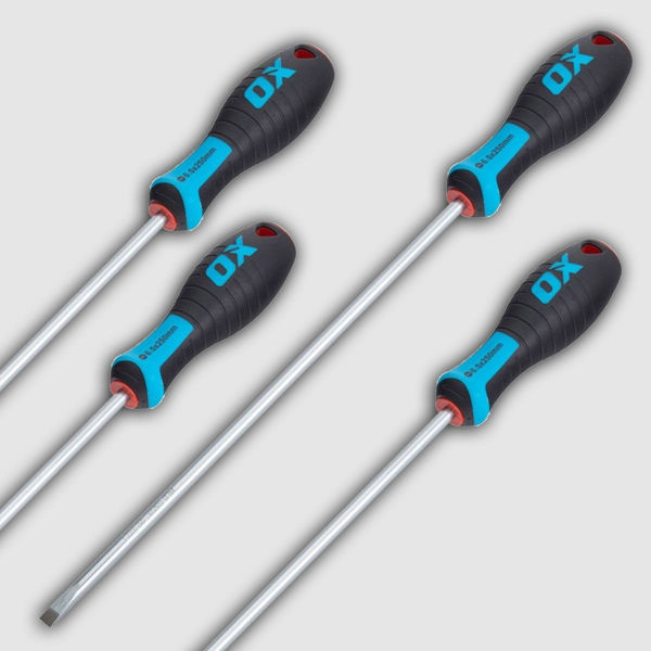 Picture of OX PRO SLOTTED PARALLEL SCREWDRIVER 250mm x 6.5mm